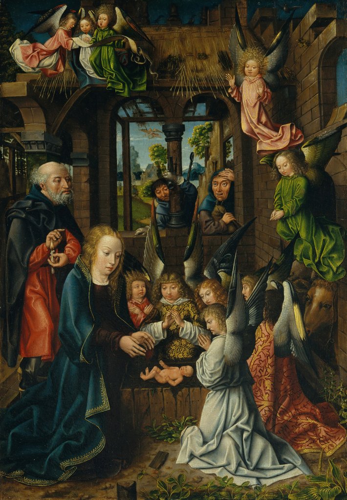 Detail of The Adoration of the Christ Child, possibly 1496-1502 by Unknown
