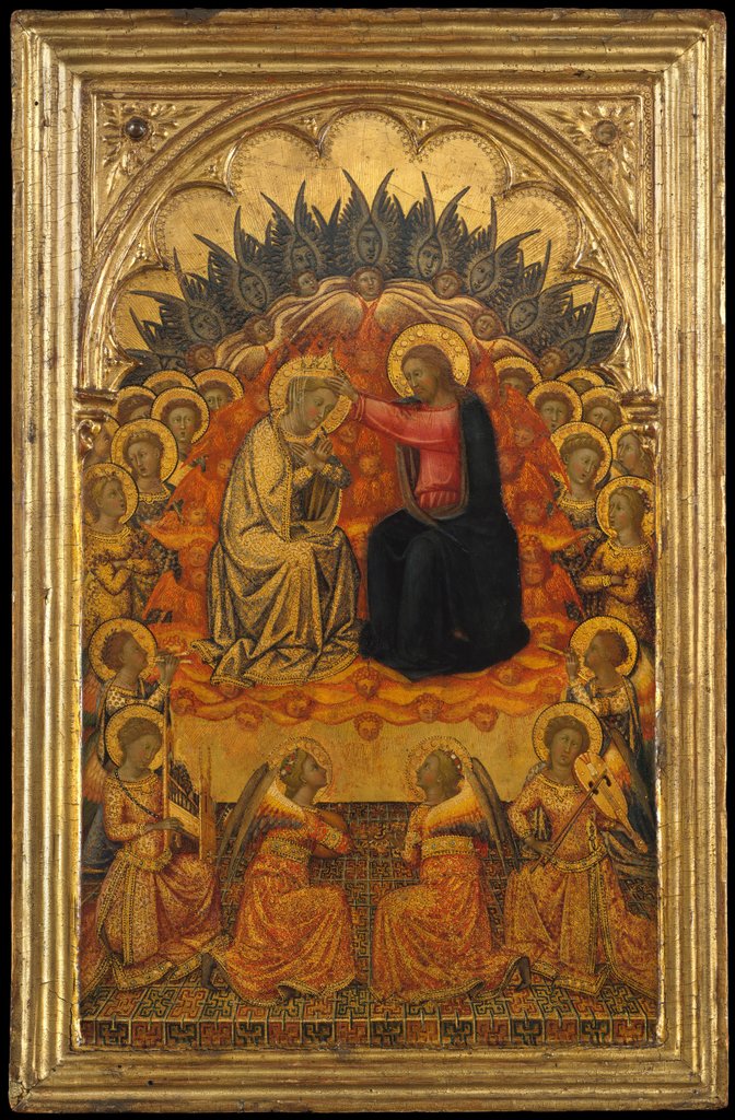 Detail of The Coronation of the Virgin, ca. 1380 by Niccolo di Buonaccorso