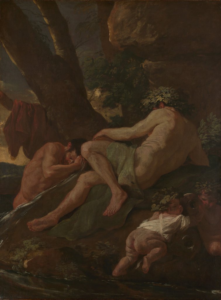 Detail of Midas Washing at the Source of the Pactolus, ca. 1627 by Nicolas Poussin