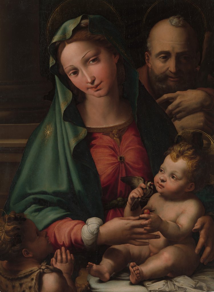 Detail of The Holy Family with the Infant Saint John the Baptist, ca. 1524-26 by Perino del Vaga