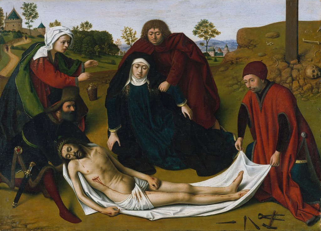 Detail of The Lamentation, ca. 1450 by Petrus Christus