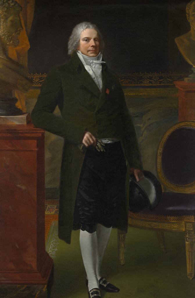 Detail of Charles Maurice de Talleyrand Périgord, Prince de Talleyrand, 1817 by Pierre-Paul Prud'hon