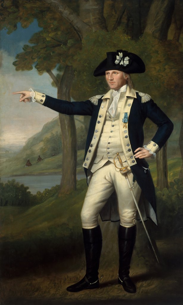 Detail of Marinus Willett, ca. 1791 by Ralph Earl