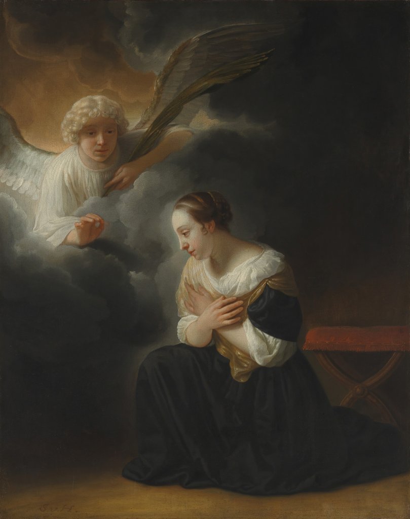 Detail of The Annunciation of the Death of the Virgin, ca. 1670 by Samuel van Hoogstraten