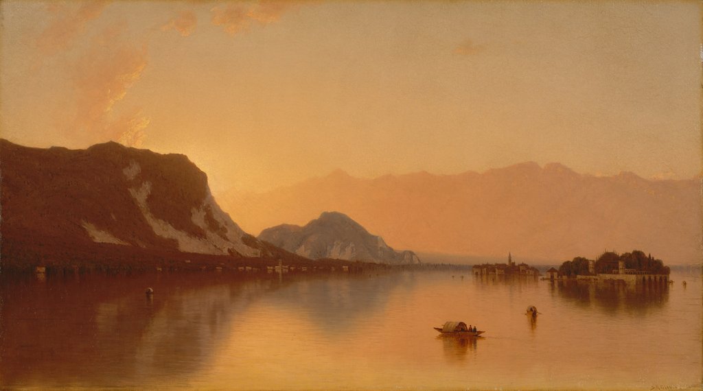 Detail of Isola Bella in Lago Maggiore, 1871 by Sanford Robinson Gifford