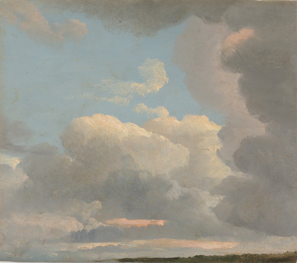 Detail of Cloud Study, ca. 1786-1806 by Simon Alexandre Clement Denis