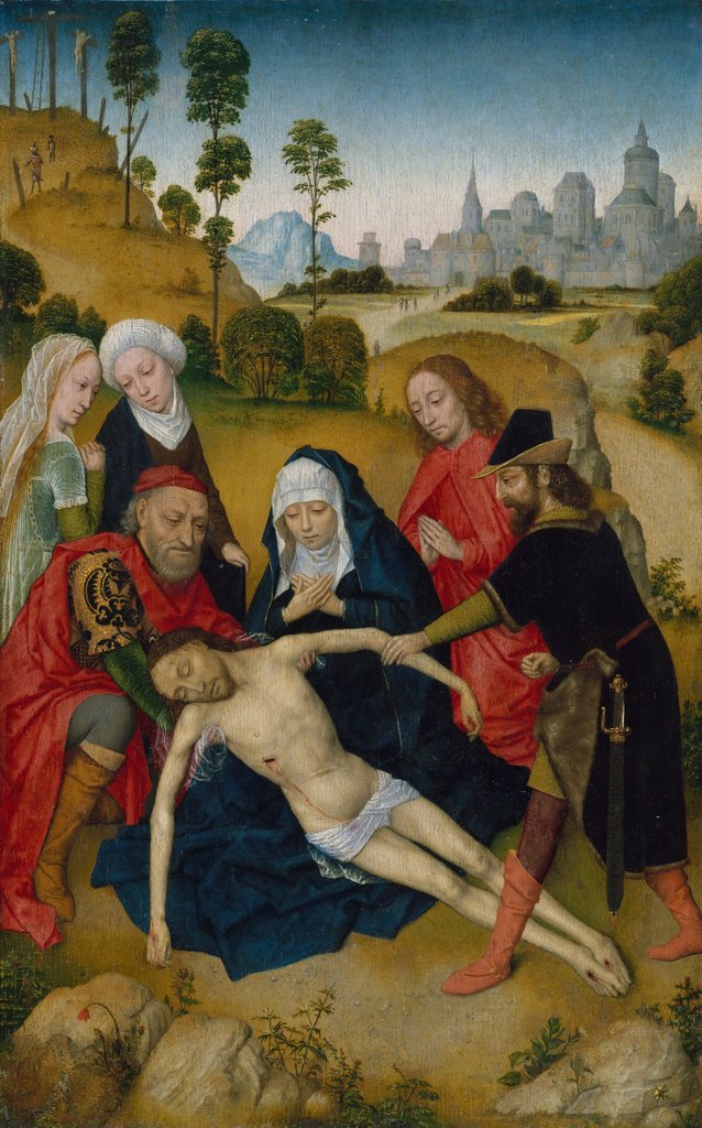 Detail of The Lamentation of Christ, ca. 1473 by Simon Marmion