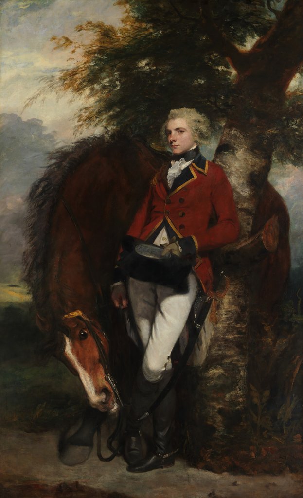 Detail of Captain George K. H. Coussmaker, 1782 by Sir Joshua Reynolds