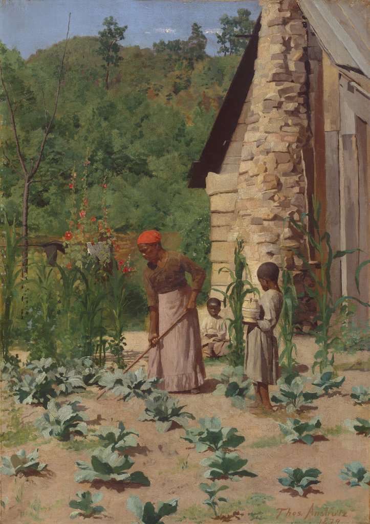 Detail of The Way They Live, 1879 by Thomas Pollock Anshutz