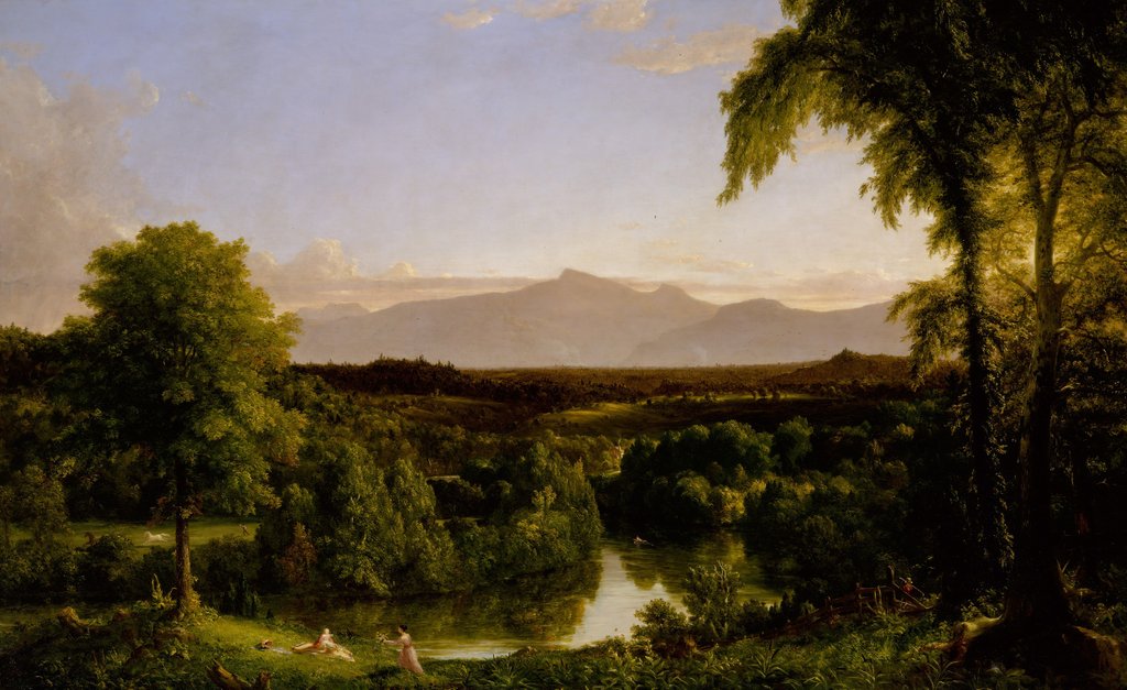 Detail of View on the Catskill?Early Autumn, 1836-37 by Thomas Cole