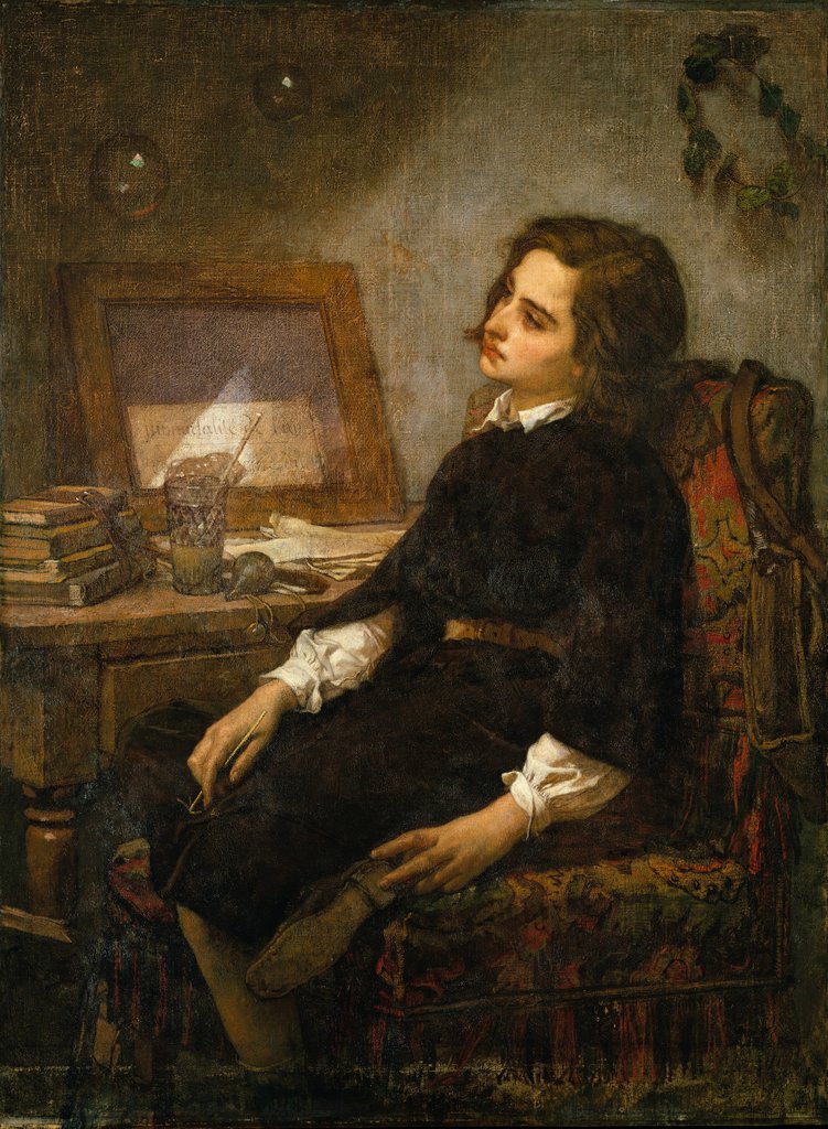 Detail of Soap Bubbles, ca. 1859 by Thomas Couture