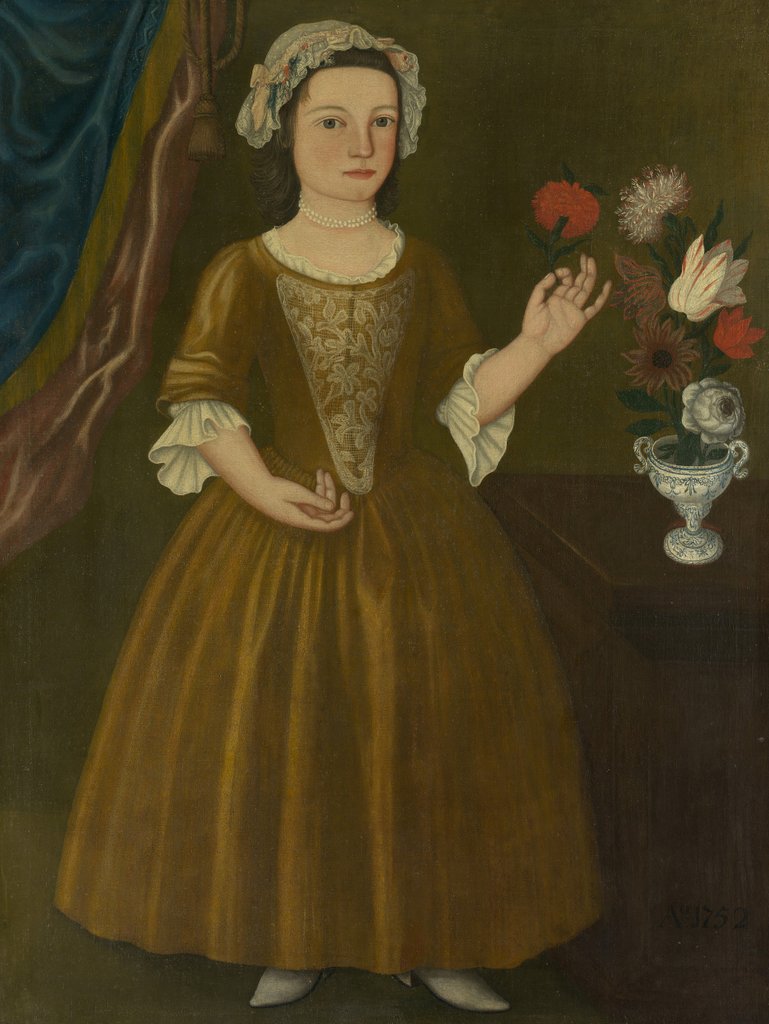 Detail of Catherina Elmendorf, 1752 by Unknown