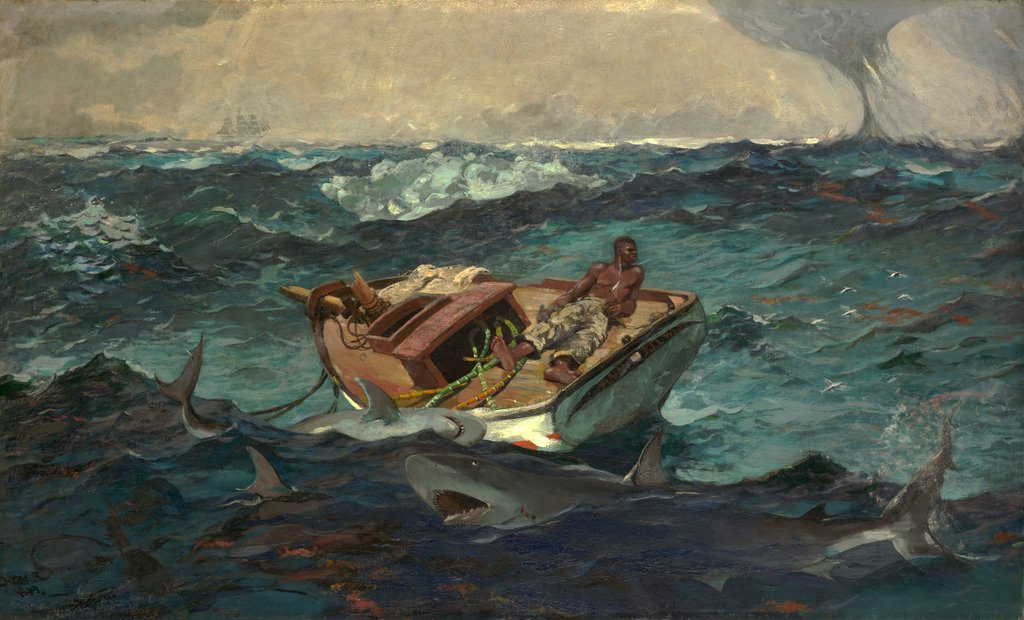 Detail of The Gulf Stream, 1899 by Winslow Homer