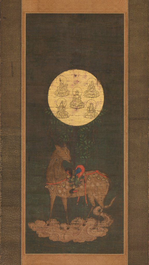 Detail of Deer Mandala of Kasuga Shrine, late 14th century by Unknown