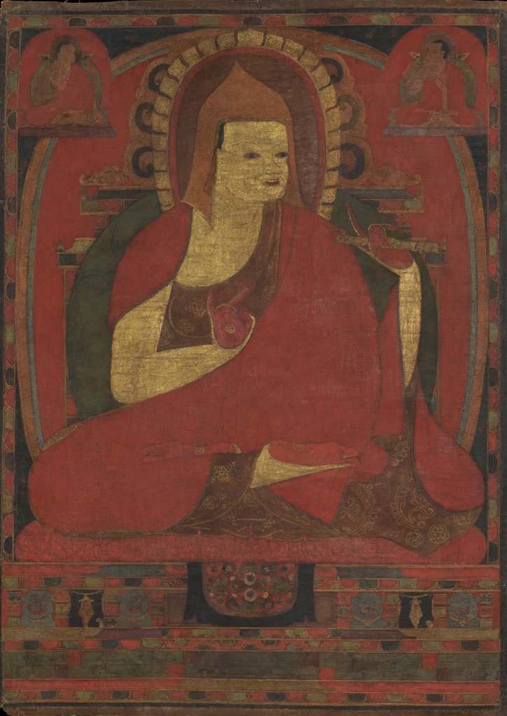 Detail of Portrait of the Indian Monk Atisha, early to mid-12th century by Unknown