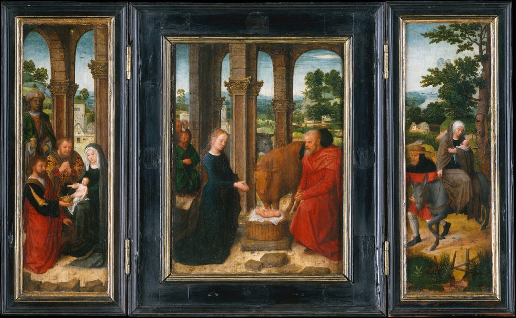 Detail of The Life of the Virgin, after 1521 by Adriaen Isenbrandt