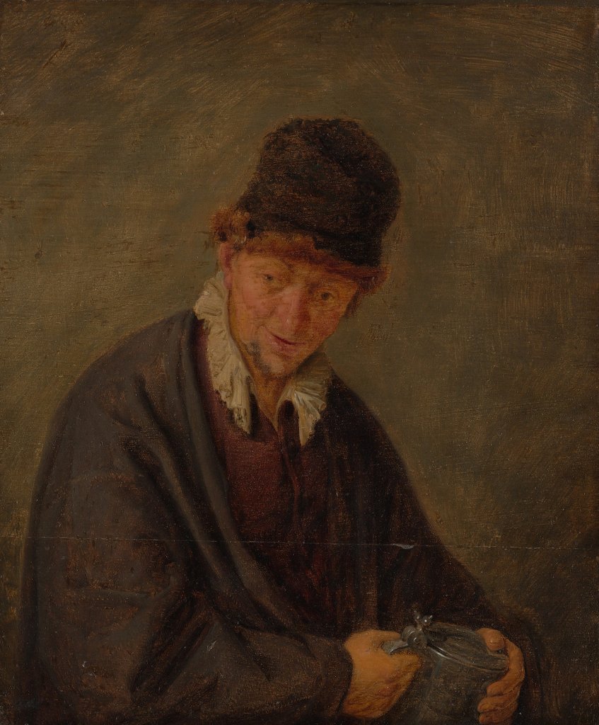 Detail of Man with a Tankard by Unknown