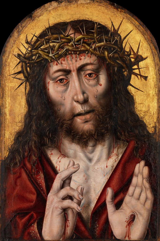 Detail of The Man of Sorrows, ca. 1525 by Workshop of Aelbert Bouts
