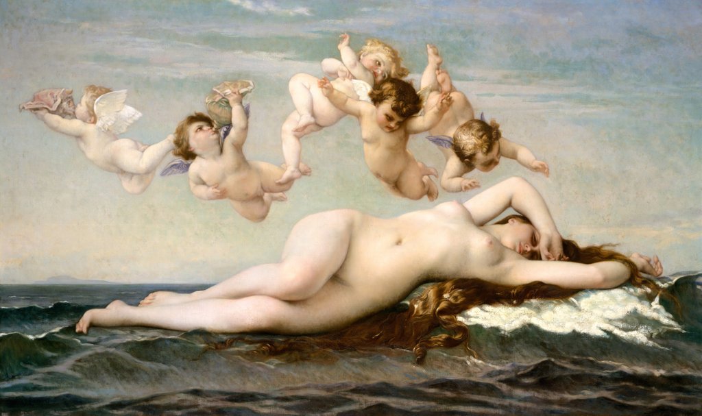 Detail of The Birth of Venus, 1875 by Alexandre Cabanel