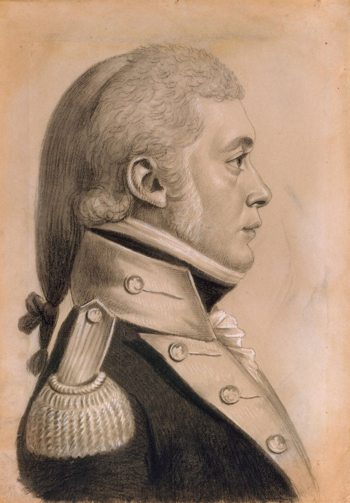 Detail of Dyer Sharp Wynkoop, 1800 by Charles Balthazar Julien Févret de Saint-Mémin