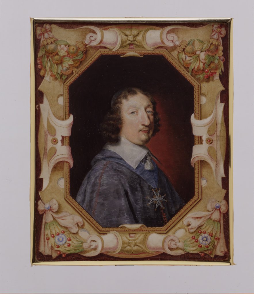 Detail of Portrait of a Churchman, 1628 by Jean Saillant