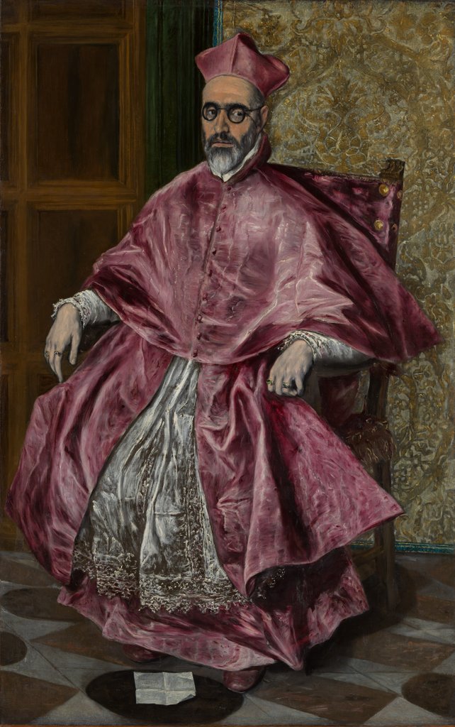 Detail of Cardinal Fernando Niño de Guevara, ca. 1600 by El Greco
