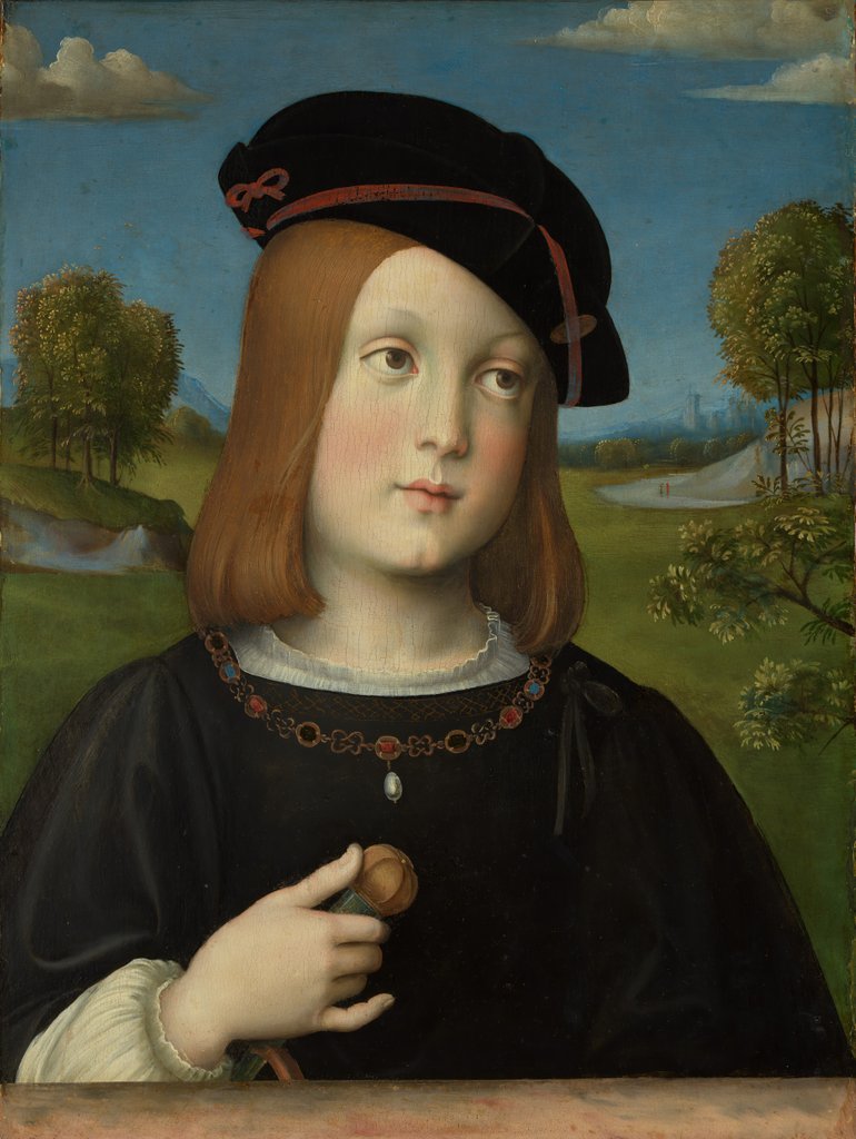Detail of Federico Gonzaga, 1510 by Francesco Francia