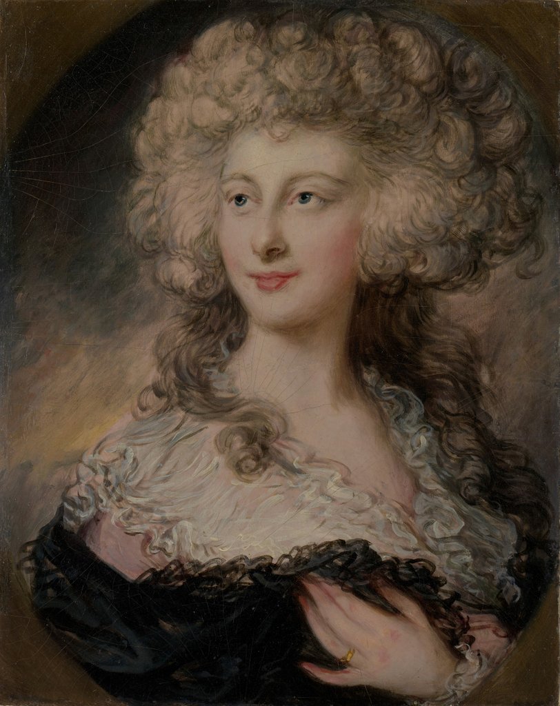 Detail of Anne Elizabeth Cholmley, Later Lady Mulgrave by Gainsborough Dupont