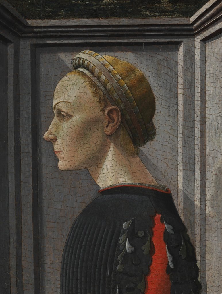 Detail of Portrait of a Woman by Giovanni di Franco