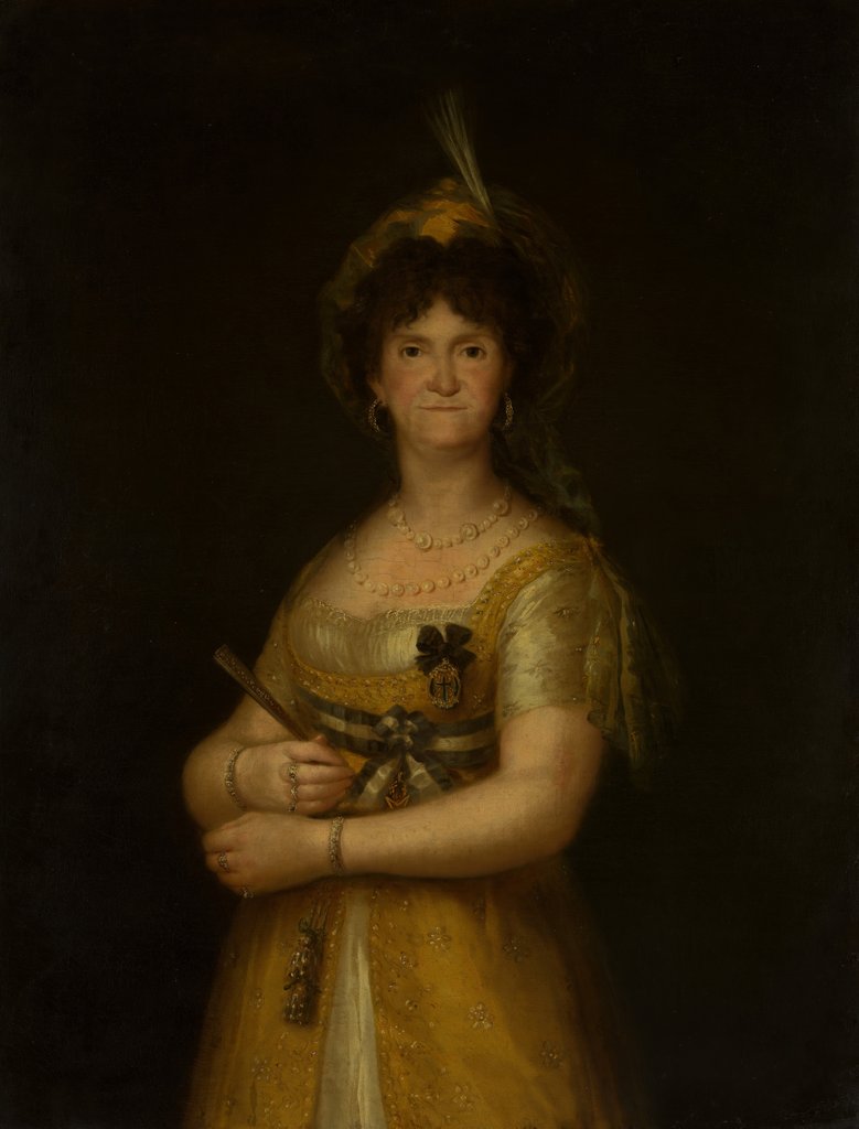 Detail of María Luisa of Parma, Queen of Spain by Unknown