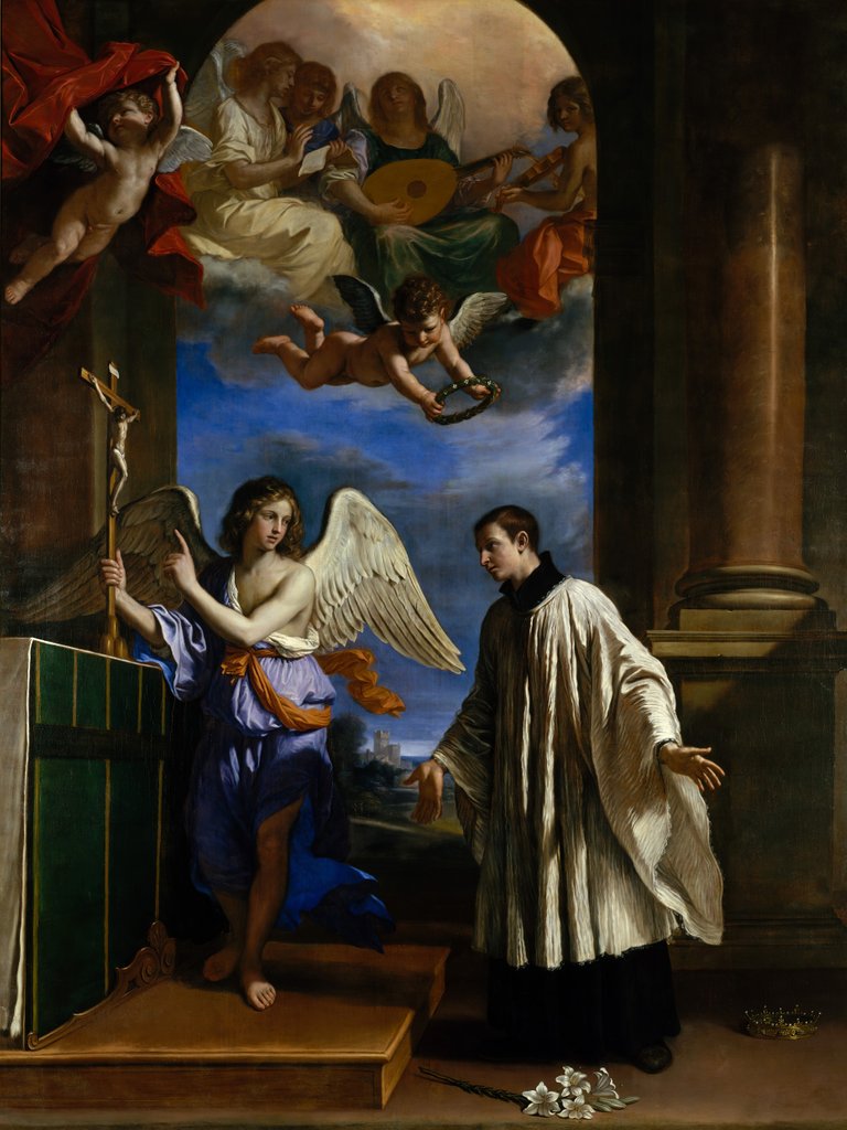 Detail of The Vocation of Saint Aloysius Gonzaga, ca. 1650 by Guercino