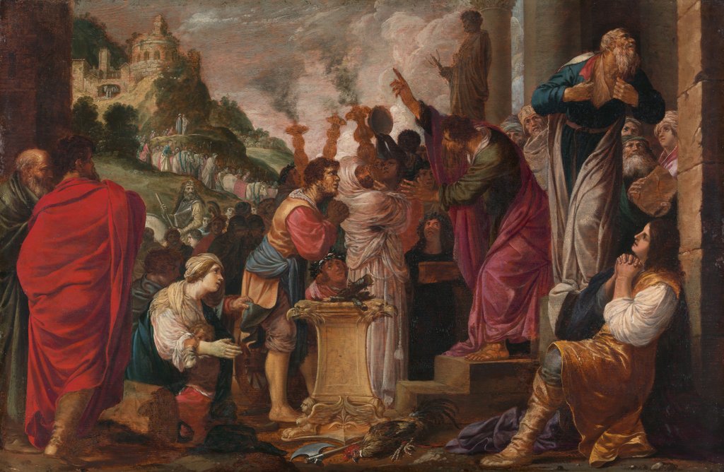 Detail of Paul and Barnabas at Lystra by Jacob Symonsz. Pynas