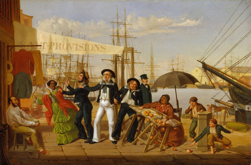 Detail of After a Long Cruise, 1857 by John Carlin