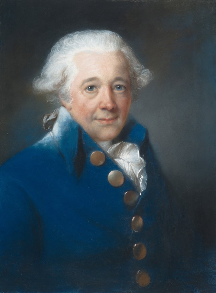 Detail of William Man Godschall, 1791 by John Russell
