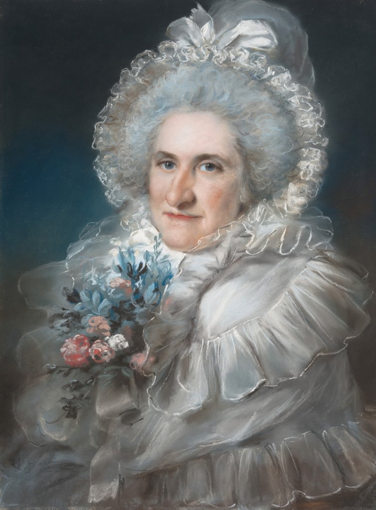 Detail of Mrs. William Man Godschall, 1791 by John Russell