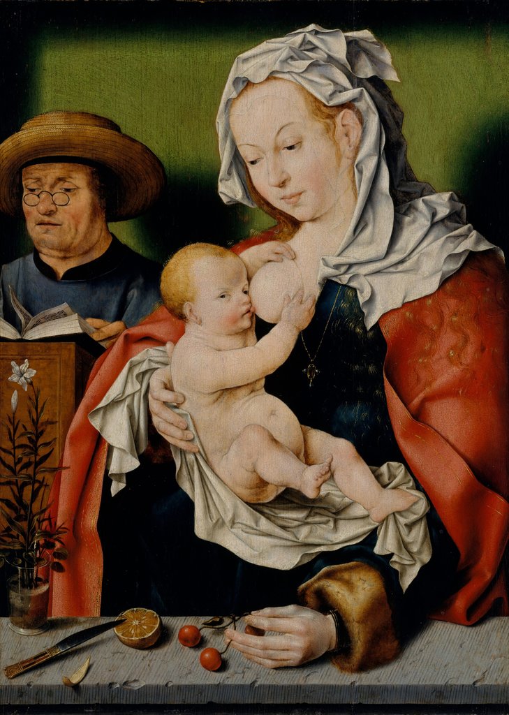 Detail of The Holy Family, ca. 1515 by Workshop of Joos van Cleve