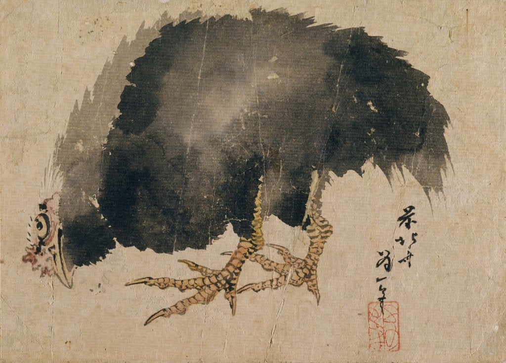 Detail of Album of Sketches by Katsushika Hokusai and His Disciples, 19th century by Hokusai