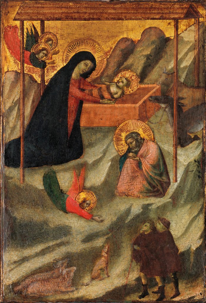 Detail of The Nativity, ca. 1320-40 by Maestro Daddesco