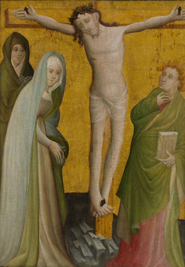 Detail of The Crucifixion, ca. 1400 by Master of the Berswordt Altar