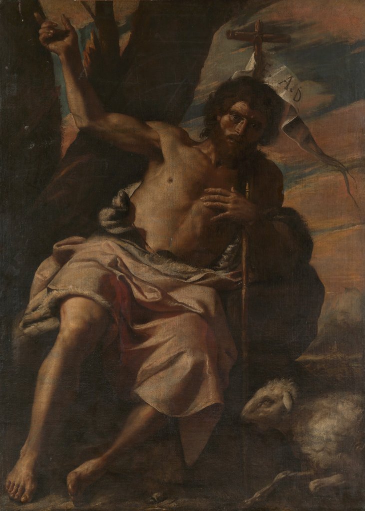 Detail of Saint John the Baptist Preaching, ca. 1650 by Mattia Preti
