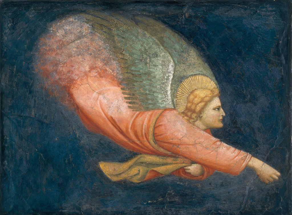 Detail of Two Angels by North Italian Painter
