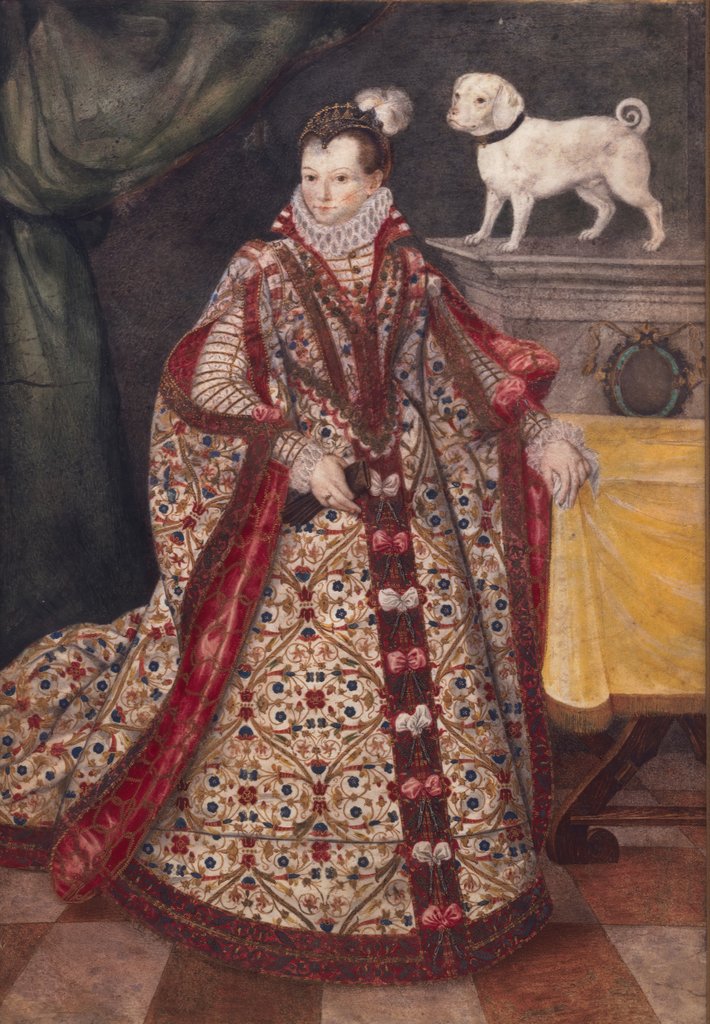 Detail of Portrait of a Moravian Woman by Pieter Pietersz the Younger