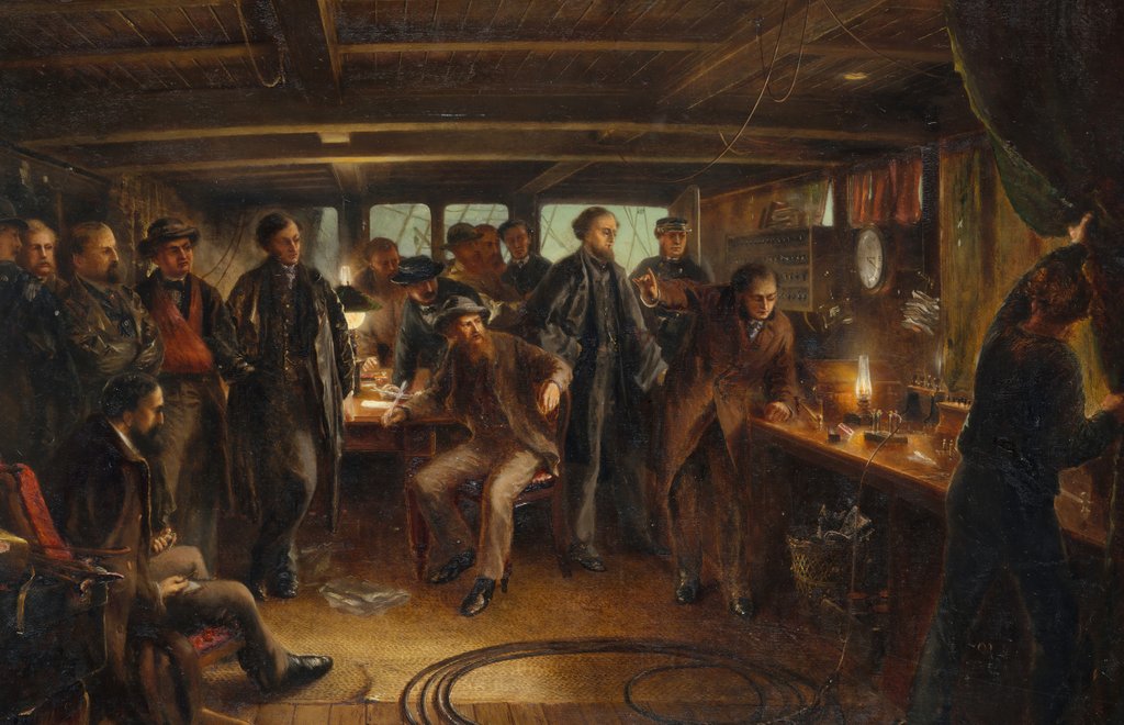 Detail of Awaiting the Reply, ca. 1866 by Robert Charles Dudley