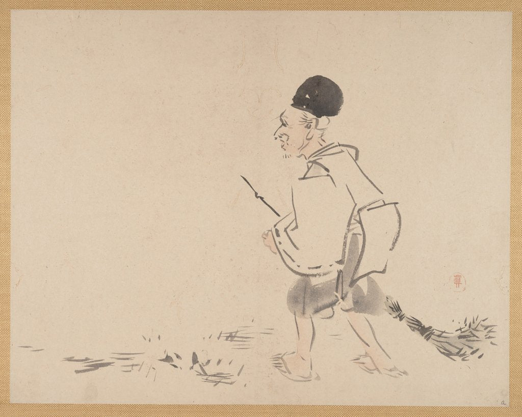 Detail of Painting, 19th century by Shibata Zeshin