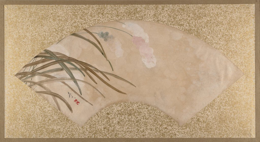 Detail of Flowers and Leaves, late 19th century by Shibata Zeshin