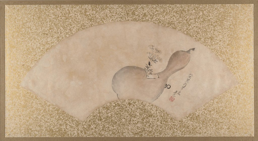 Detail of Flowers in Gourd, late 19th century by Shibata Zeshin