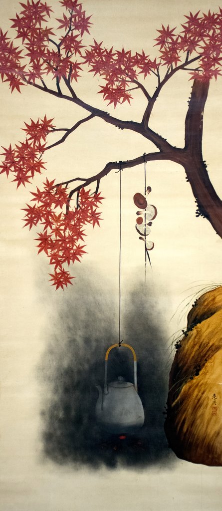 Detail of Autumn Maple, late 19th century by Shibata Zeshin