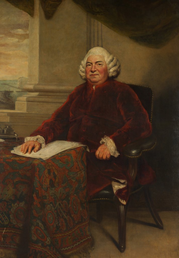 Detail of John Barker, 1786 by Sir Joshua Reynolds