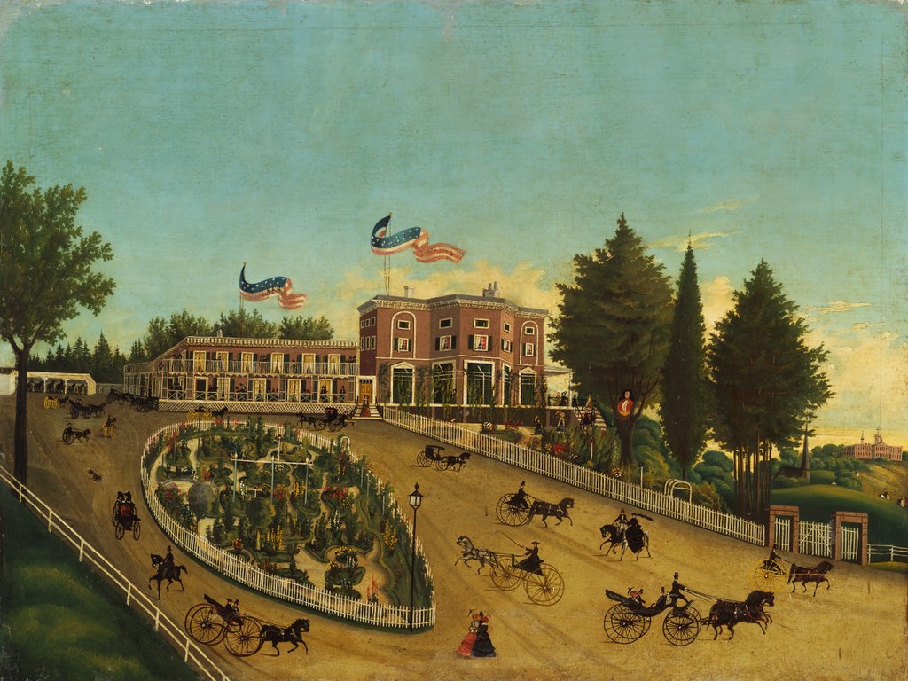 Detail of The Claremont, ca. 1855 by Unknown
