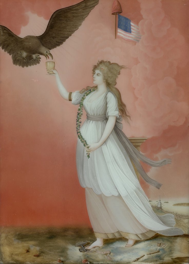 Detail of Liberty, Ca. 1800 by Unknown